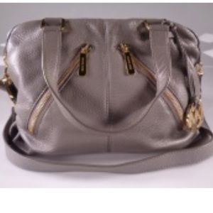 Grey/taupe Michael Kors purse